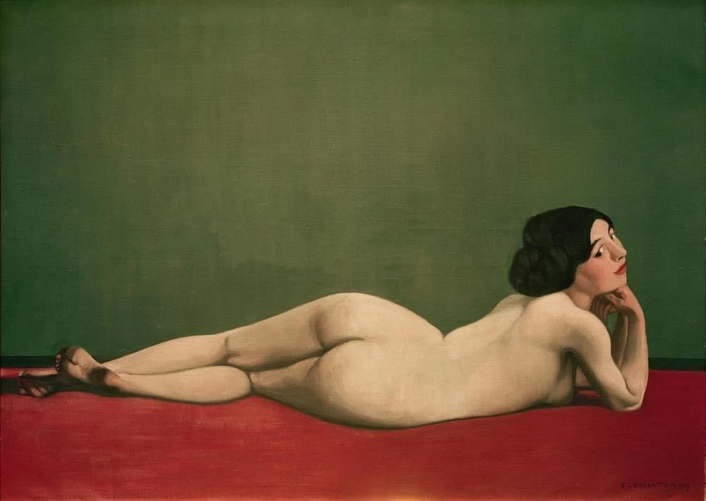 Nudo disteso sul tappeto rosso - Genf, Musée Du Petit Palais